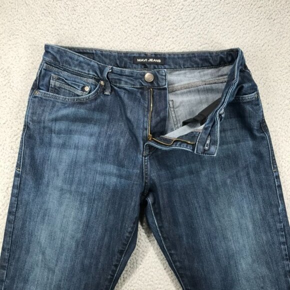 MAVI Jeans Mens 34x30 MATT Relaxed Straight Leg Deep Stanford Dark Wash Denim - Picture 5 of 15